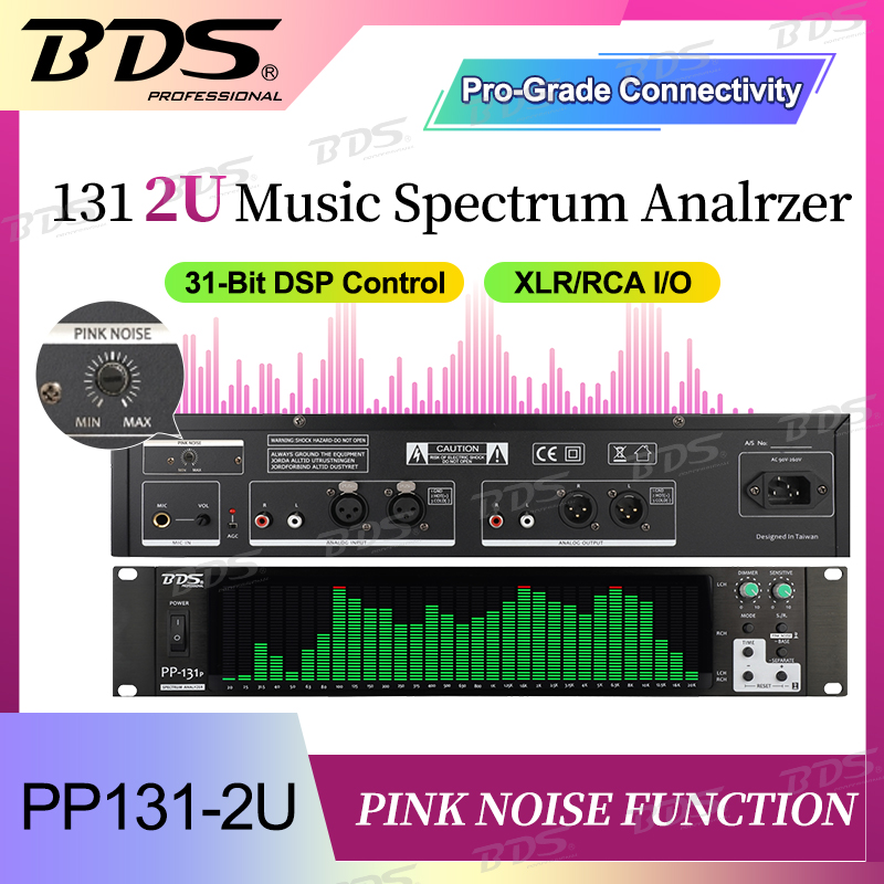 Audio Music Generator Free - BDS PP-131P Rackmount audio-analysator met 31