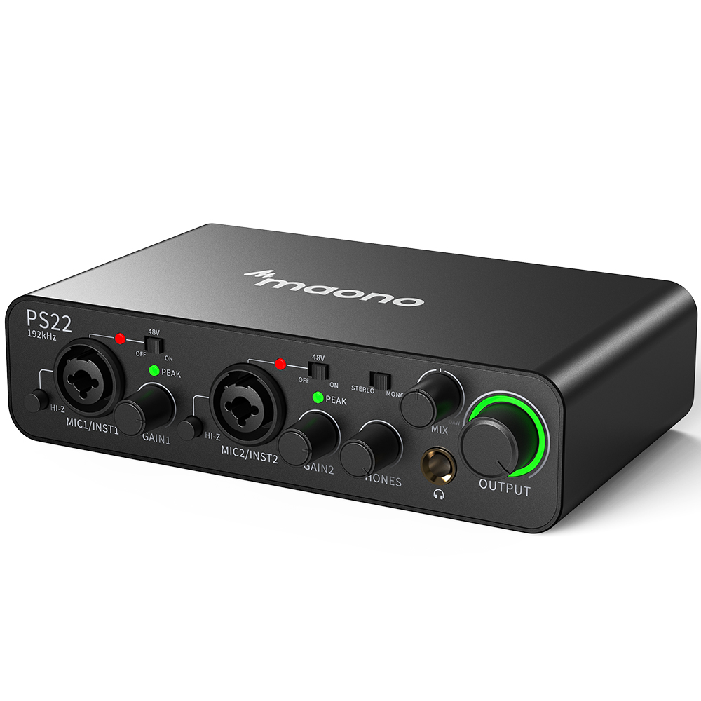 Audio And Music Mixer - MAONO PS22 Professionele Audio Interfaces Mixers