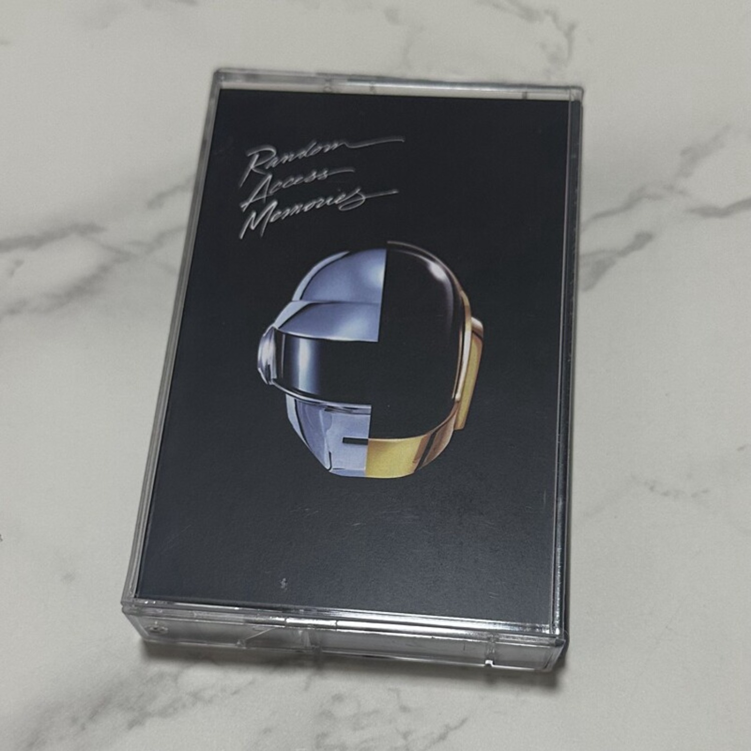 Audio Music Track - Elektronische dansmuziek audiocassette, vintage analoge muziektape