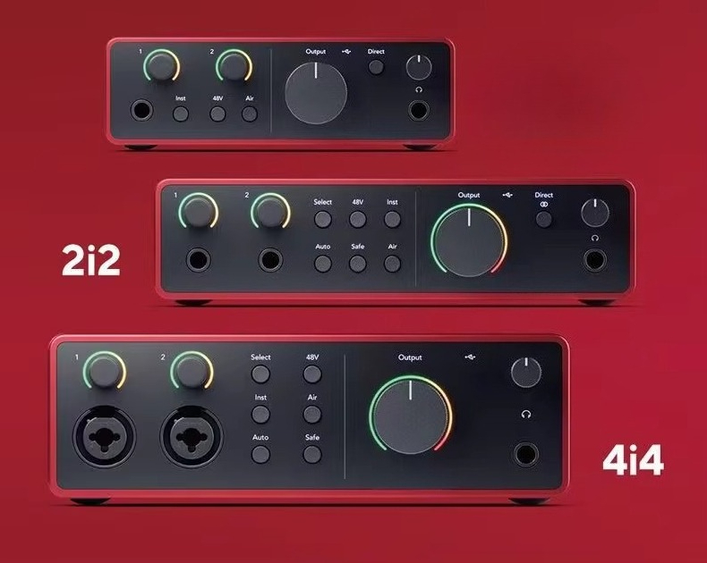 Audio Music Generator Free - Forster Scarlet voor 2i2 Quad Generation