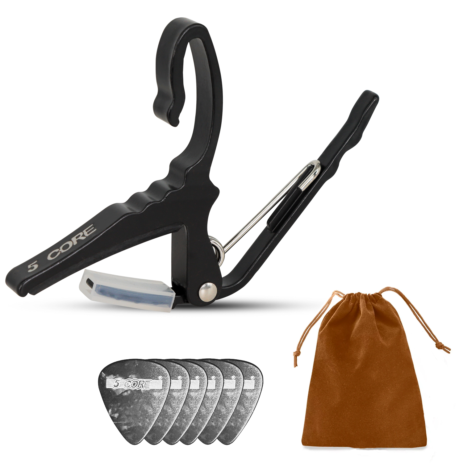 Guitar Capo Clip - 5 Core Gitaar Capo Quick Change