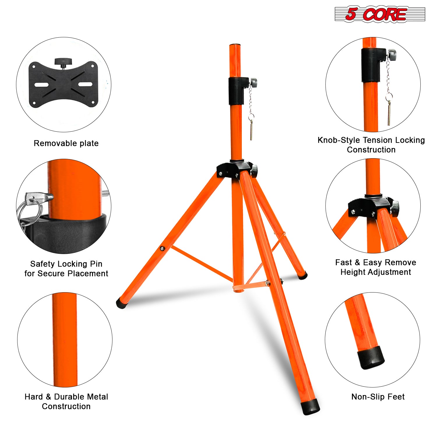 5 Core Speaker Stand Tripod Fl - Speaker Stand Tripod recensie en prijs