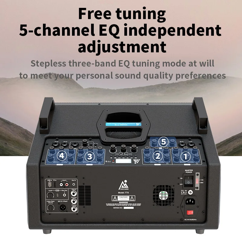 Lihui TT5 professionele actiev - Audio Music Logo recensie en prijs