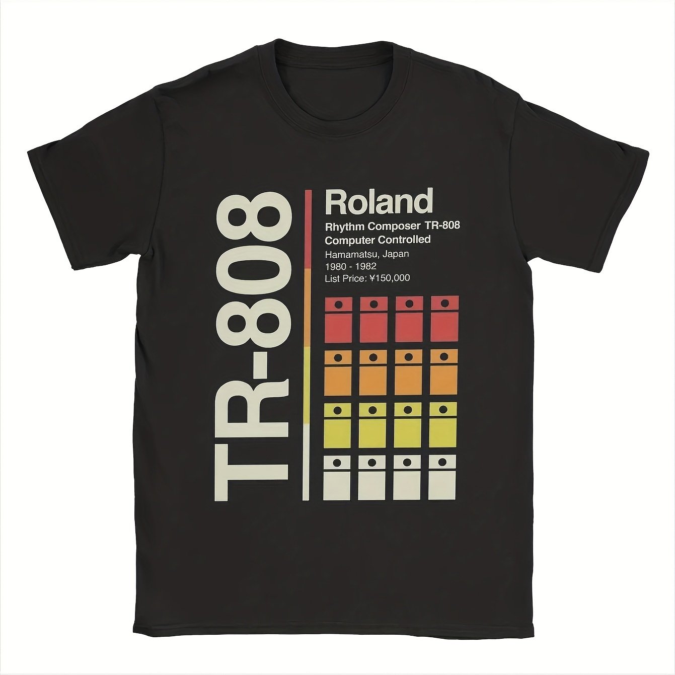 Herenshirt met retro muziekdes - Audio Music Logo recensie en prijs