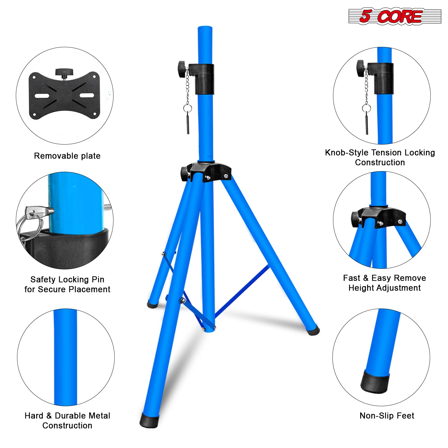 5 Core Speaker Stand Tripod Fl - Speaker Stand Tripod recensie en prijs