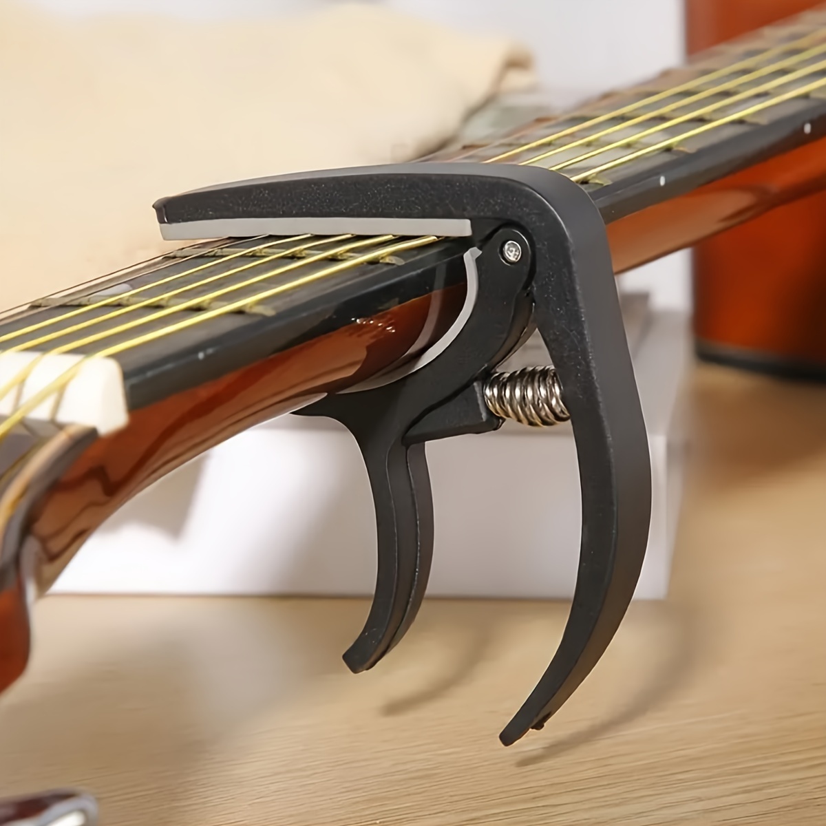 Duurzame houten gitaar capo st - Guitar Capo Clip recensie en prijs