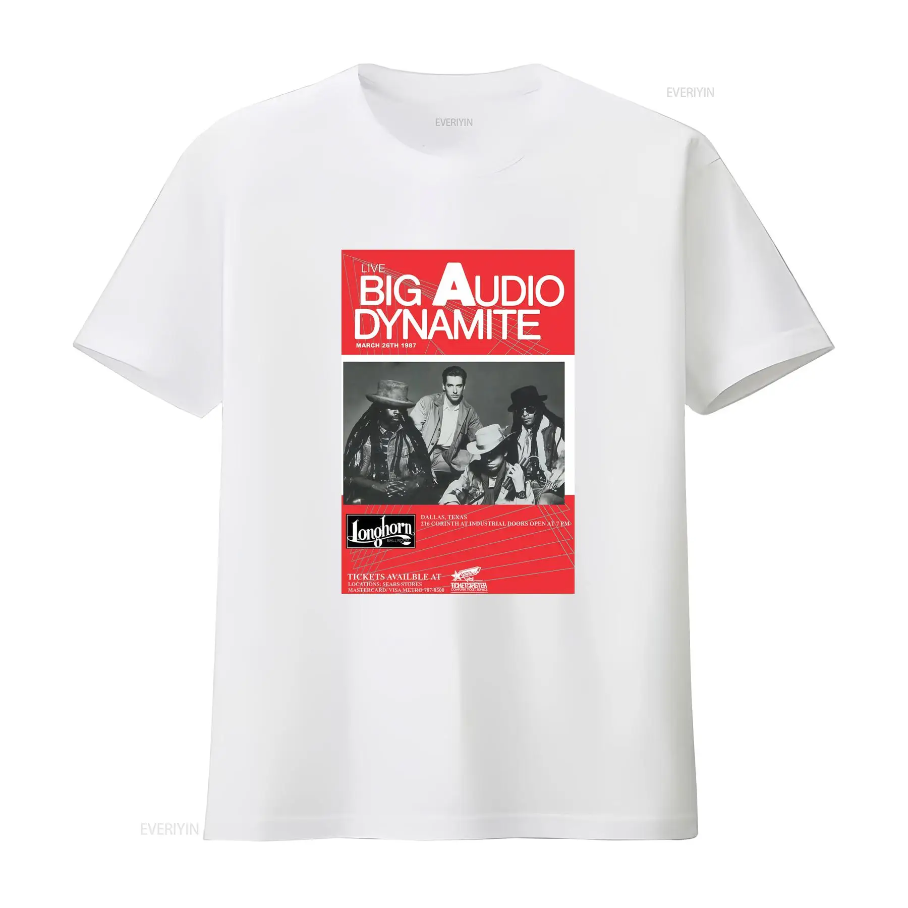 Big Audio Dynamite Logo T-shir - Audio Music Logo recensie en prijs