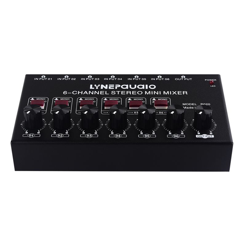 Exquisite-Mini 6-kanaals stere - Audio And Music Mixer recensie en prijs